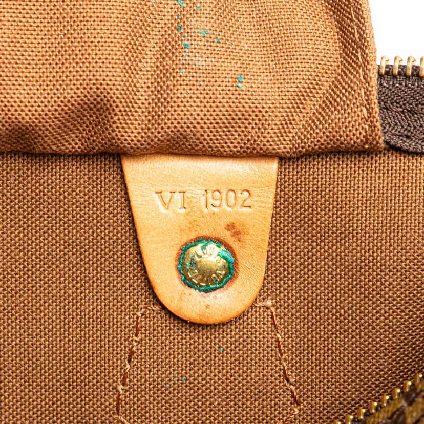 Louis Vuitton Monogram Speedy 30 Brown Canvas Good condition - Box View