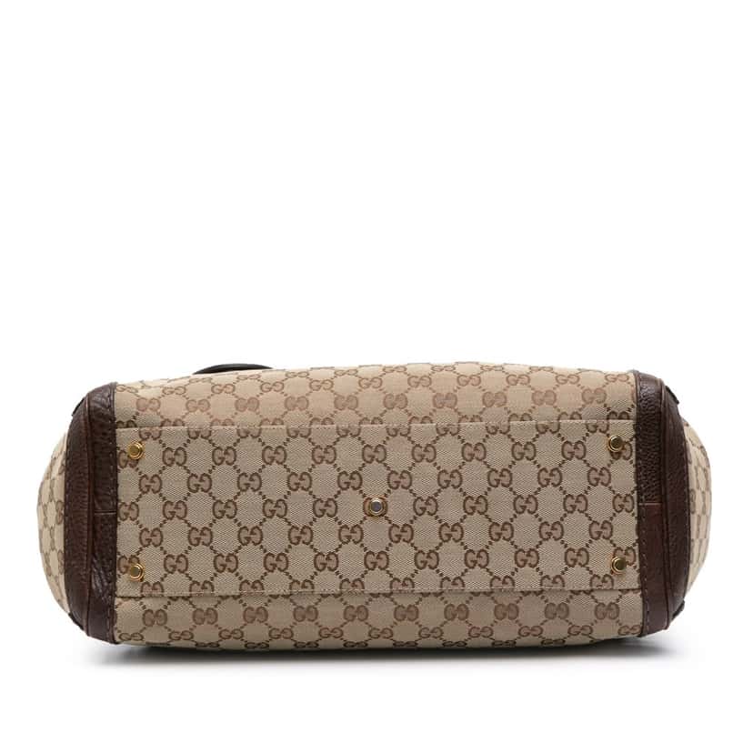 Gucci GG Canvas Running Tote Brown Canvas Fair condition - Inside View