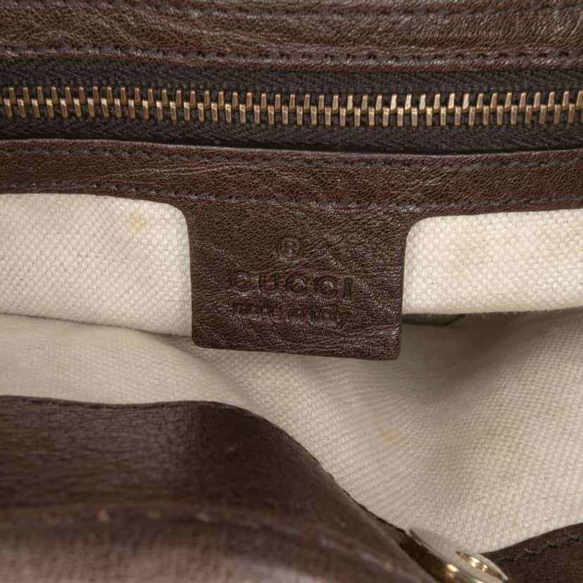 Gucci GG Canvas Running Tote Brown Canvas Fair condition - Box View