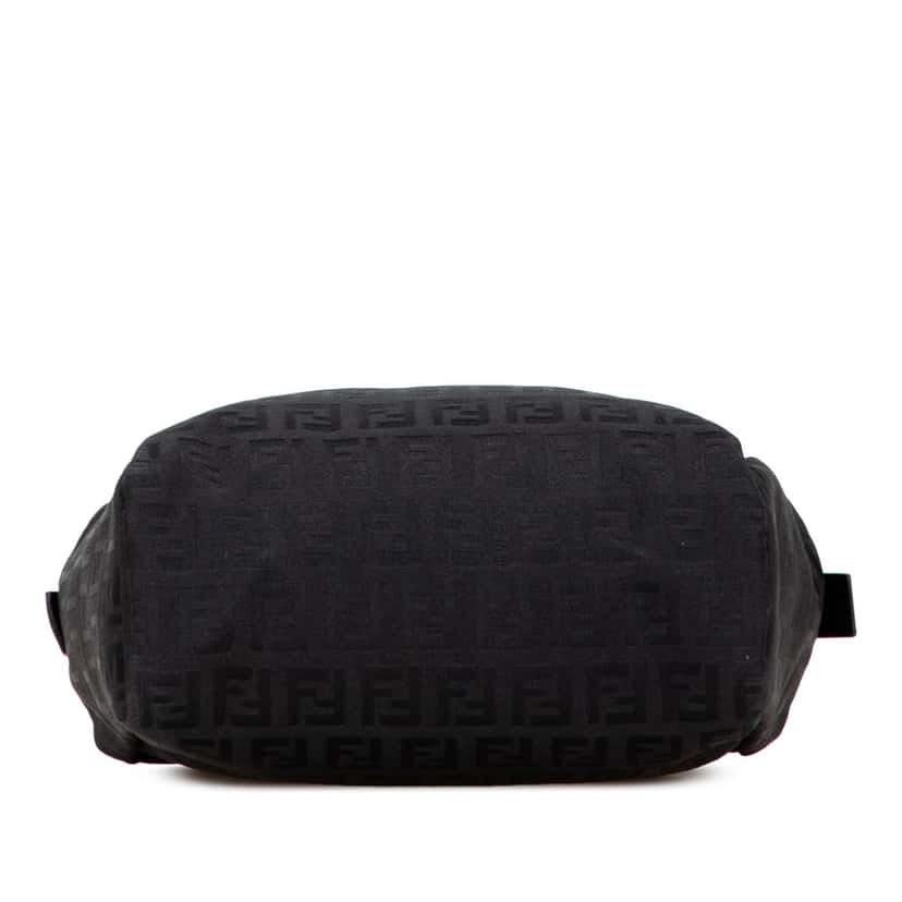Fendi Mini Zucchino Canvas Handbag Black Canvas Good condition - Inside View