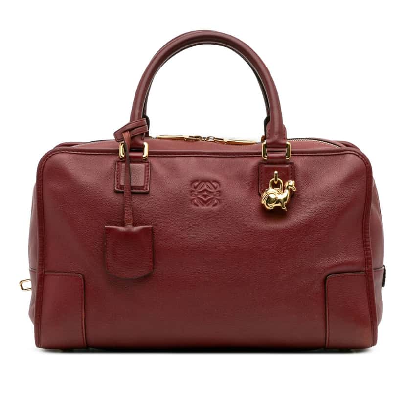 Loewe Limited Edition Year of the Dragon Leather Amazona 36 Red Leather Good condition - Front View