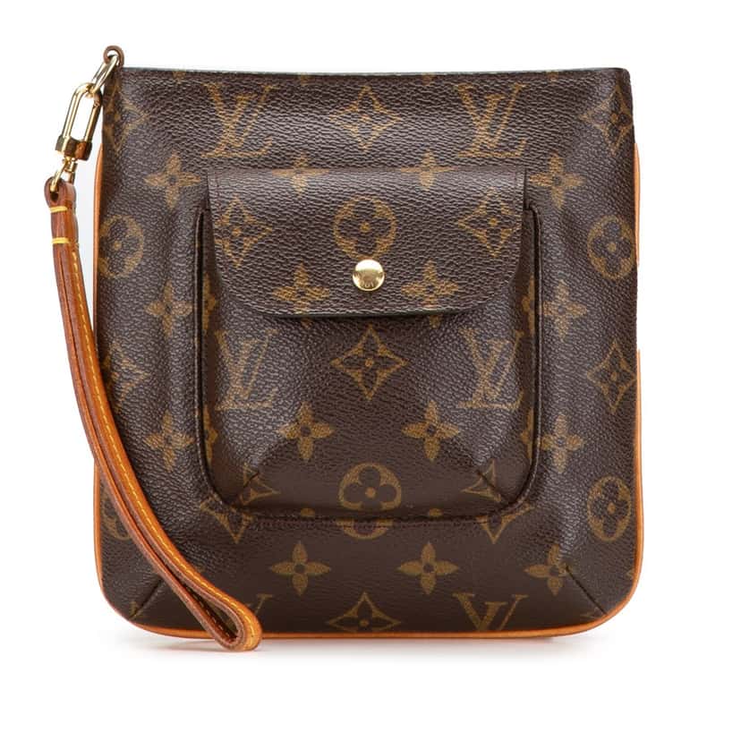 Louis Vuitton Monogram Partition Brown Canvas Good condition - Front View
