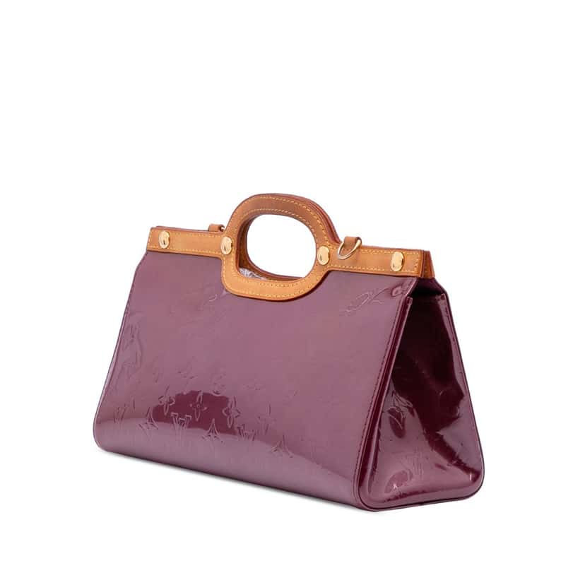 Louis Vuitton Vernis Roxbury Drive Purple Leather Good condition - Back View