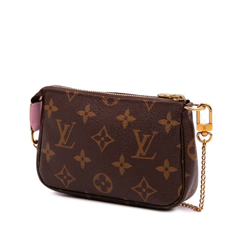Louis Vuitton Monogram Transatlantic Mini Pochette Accessoires Brown Canvas Good condition - Back View