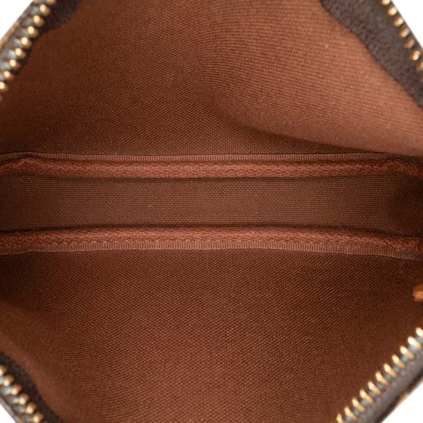Louis Vuitton Monogram Transatlantic Mini Pochette Accessoires Brown Canvas Good condition - Model View