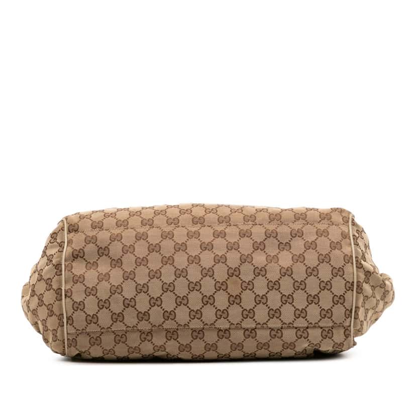 Gucci GG Canvas Sukey Satchel Brown Canvas Good condition - Inside View