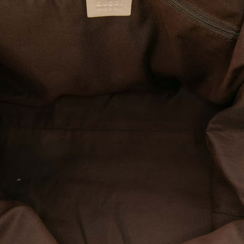 Gucci GG Canvas Sukey Satchel Brown Canvas Good condition - Model View