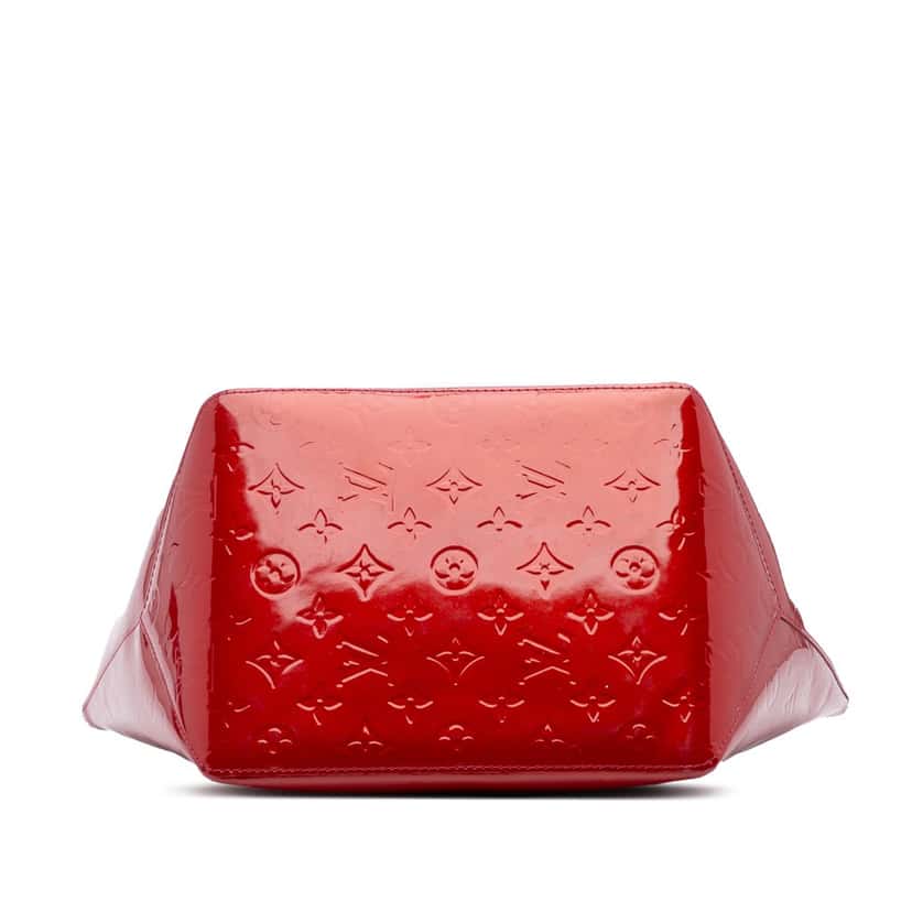 Louis Vuitton Monogram Vernis Bellevue PM Red Leather Good condition - Inside View