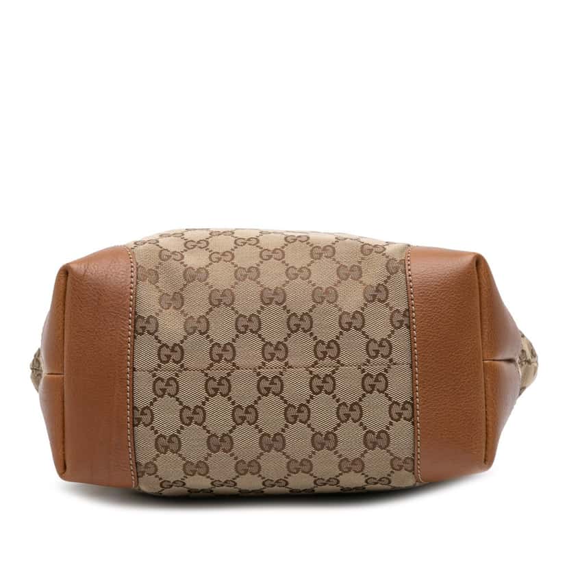 Gucci Medium GG Canvas GG Charm Tote Brown Canvas Good condition - Inside View
