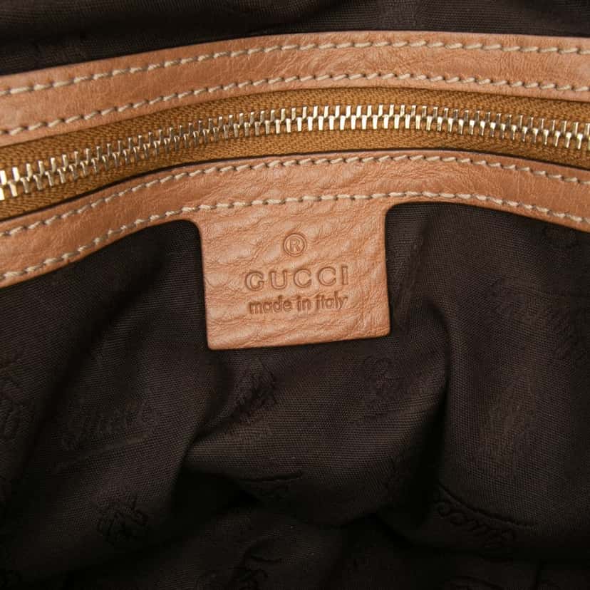 Gucci Medium GG Canvas GG Charm Tote Brown Canvas Good condition - Box View