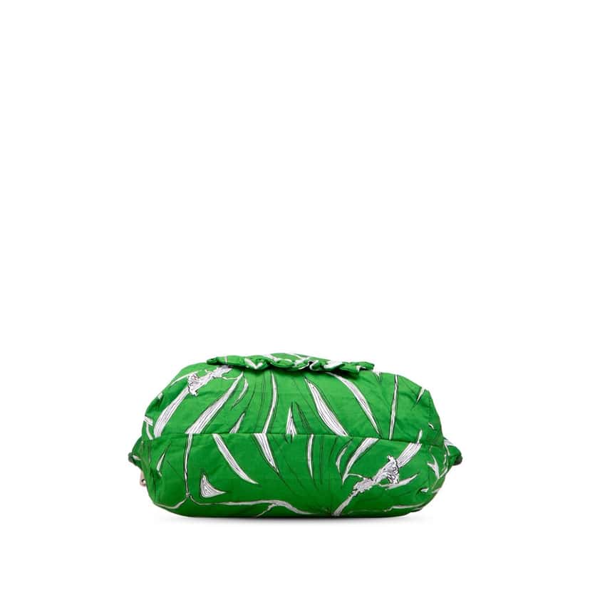 Miu Miu Canvas Printed Ivy Tote Green Canvas Very good condition - Inside View