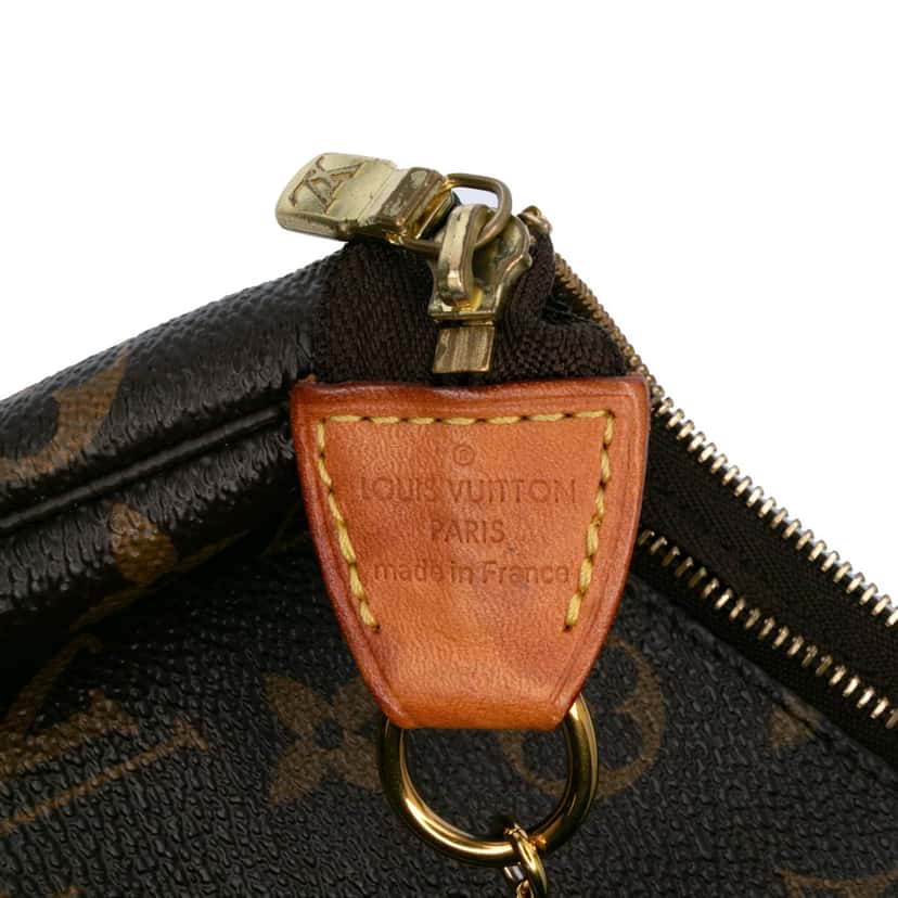 Louis Vuitton Monogram Mini Pochette Accessoires Brown Canvas Good condition - Box View