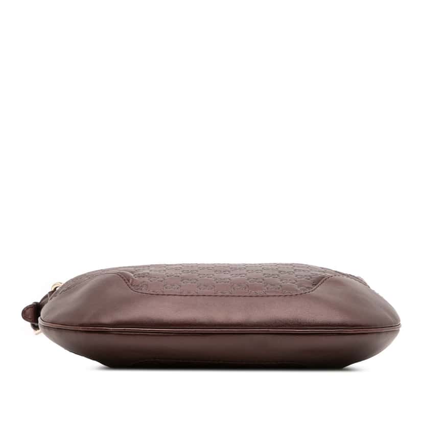 Gucci Metallic Guccissima Charlotte Hobo Red Leather Good condition - Inside View