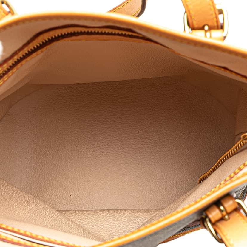 Louis Vuitton Monogram Petit Bucket Brown Canvas Good condition - Model View