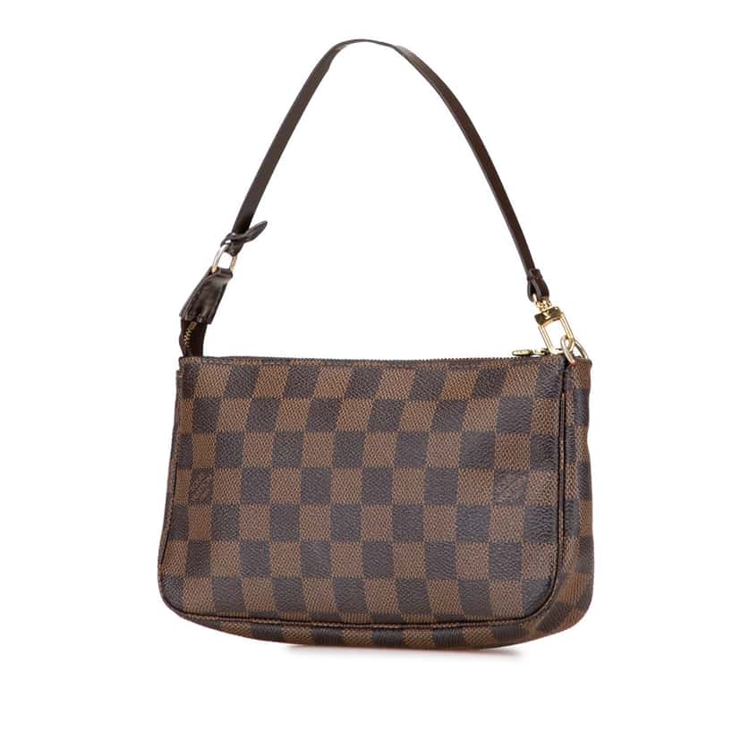 Louis Vuitton Damier Ebene Pochette Accessoires Brown Canvas Good condition - Back View