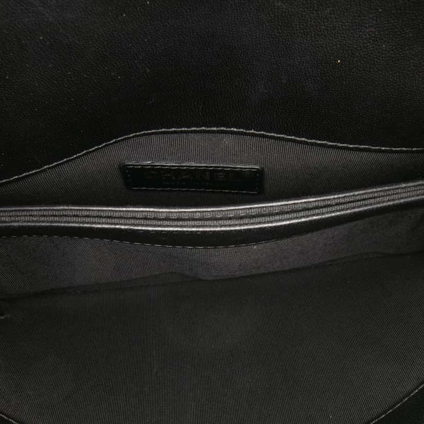 Chanel Lambskin CC Antico Flap Black Leather Good condition - Model View