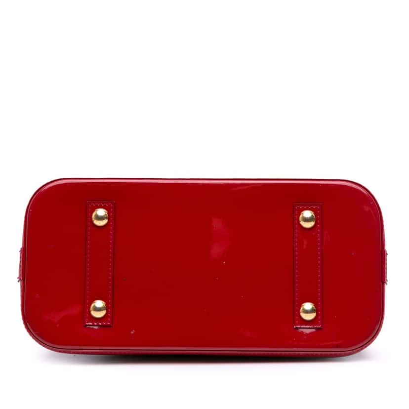 Louis Vuitton Monogram Vernis Alma PM Red Leather Good condition - Inside View