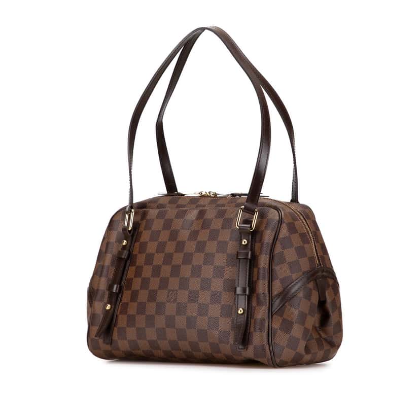 Louis Vuitton Damier Ebene Rivington GM Brown Canvas Very good condition - Back View