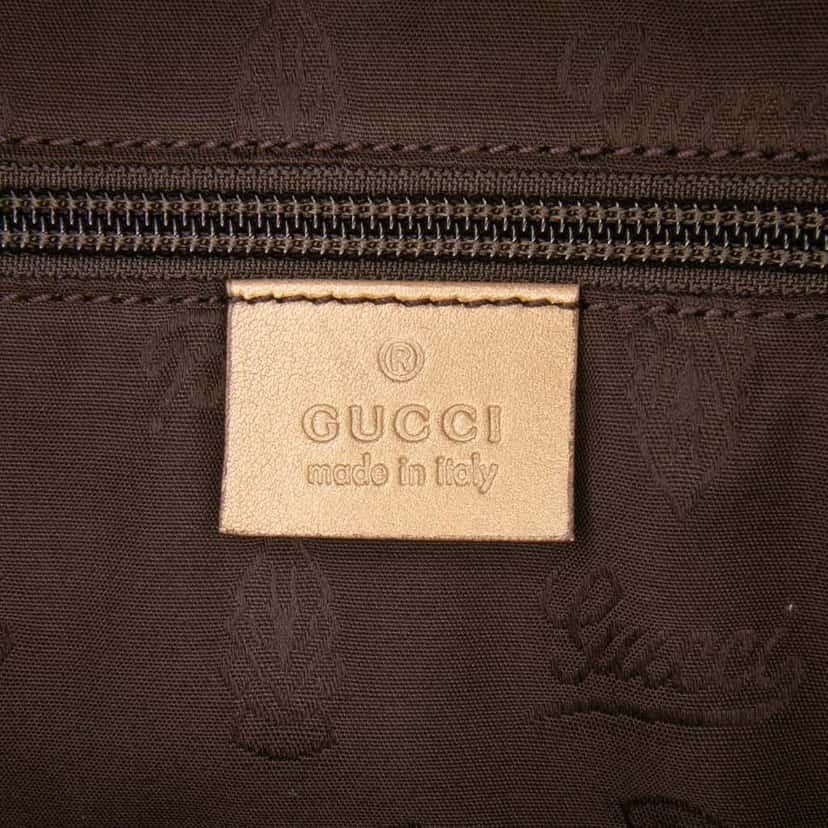 Gucci Medium GG Imprime Tote Gold Canvas Good condition - Box View