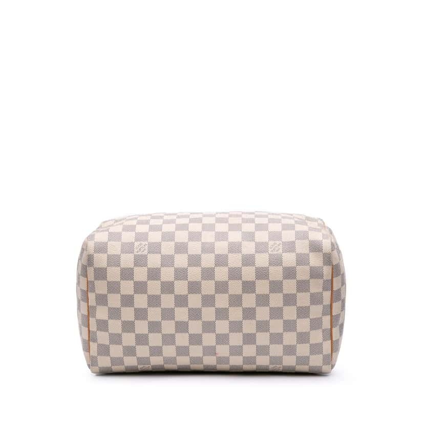 Louis Vuitton Damier Azur Speedy 30 White Canvas Good condition - Inside View