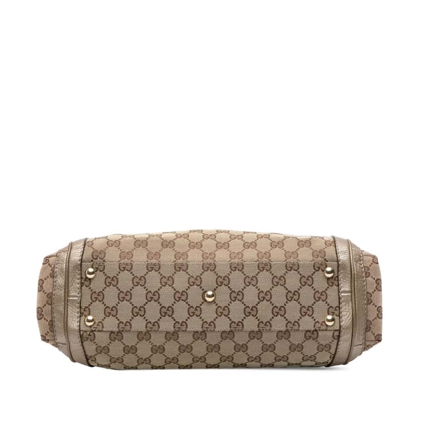 Gucci GG Canvas Bella Satchel Brown Canvas Good condition - Inside View