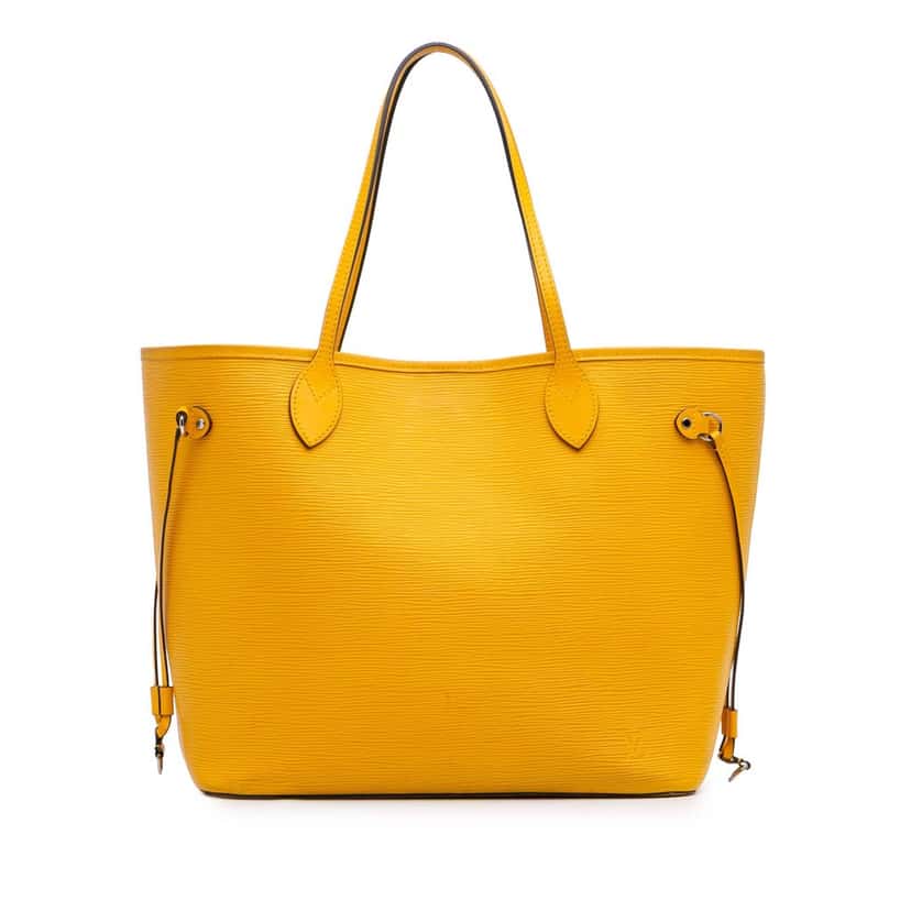 Louis Vuitton Epi Neverfull MM Yellow Leather Good condition - Front View