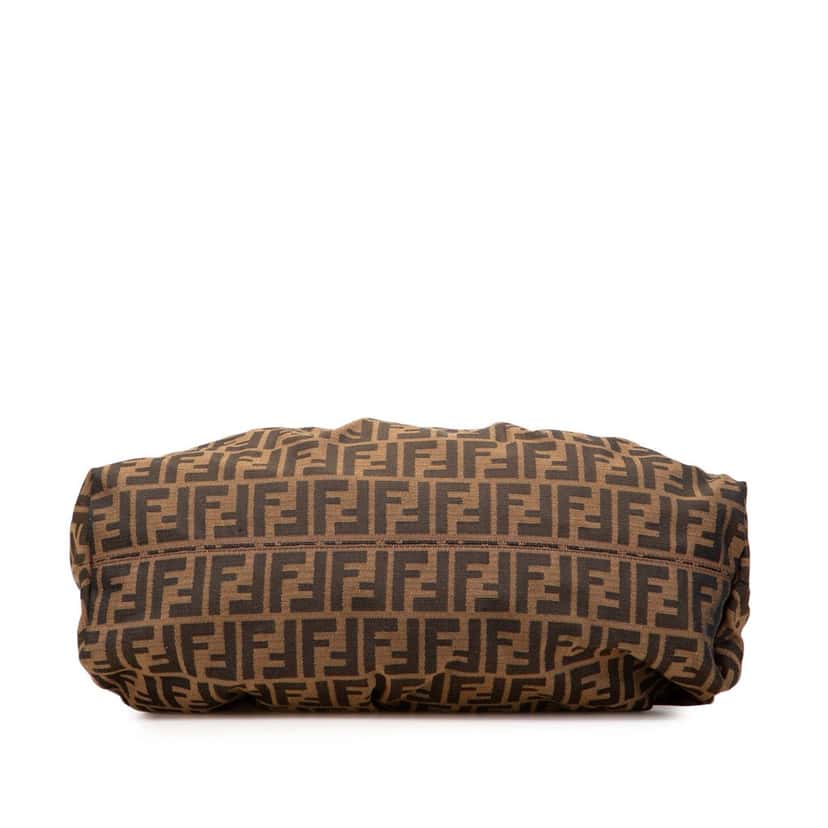 Fendi Large Zucca Canvas Chef Shoulder Bag Brown Canvas Good condition - Inside View