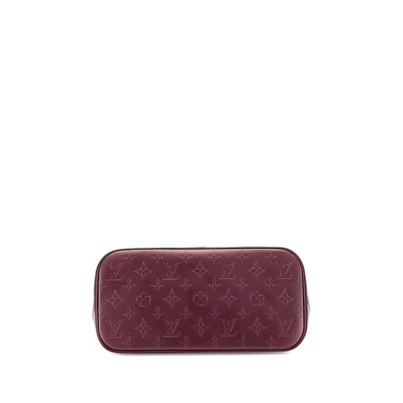 Louis Vuitton Monogram Mat Stockton Red Leather Good condition - Inside View