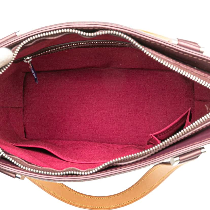 Louis Vuitton Monogram Mat Stockton Red Leather Good condition - Model View