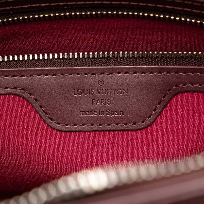 Louis Vuitton Monogram Mat Stockton Red Leather Good condition - Box View