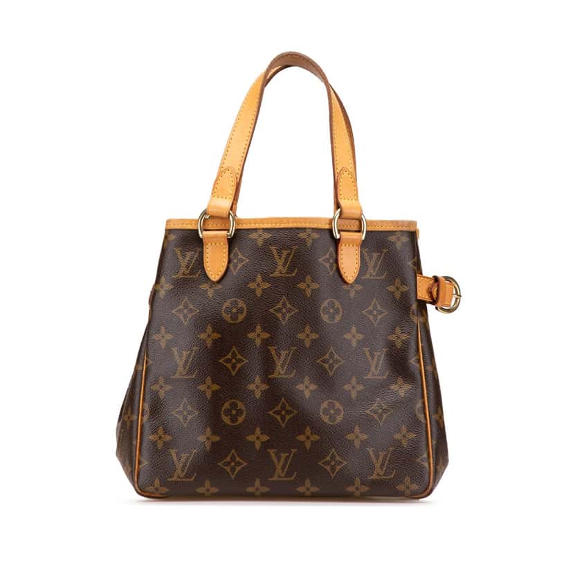 Louis Vuitton Monogram Batignolles Vertical PM Brown Canvas Good condition - Front View