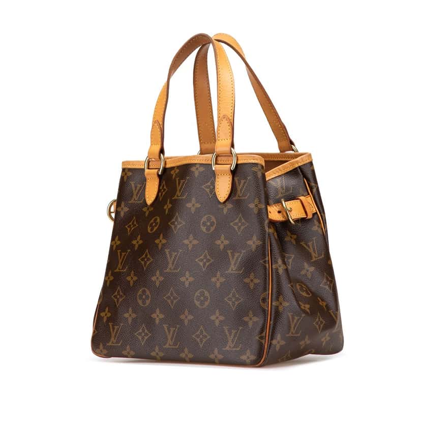 Louis Vuitton Monogram Batignolles Vertical PM Brown Canvas Good condition - Back View