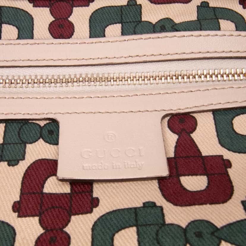 Gucci Large Guccissima Positano Scarf Tote Brown Leather Good condition - Box View