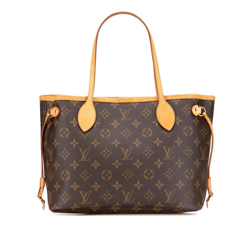 Louis Vuitton Monogram Neverfull PM Brown Canvas Good condition - Front View