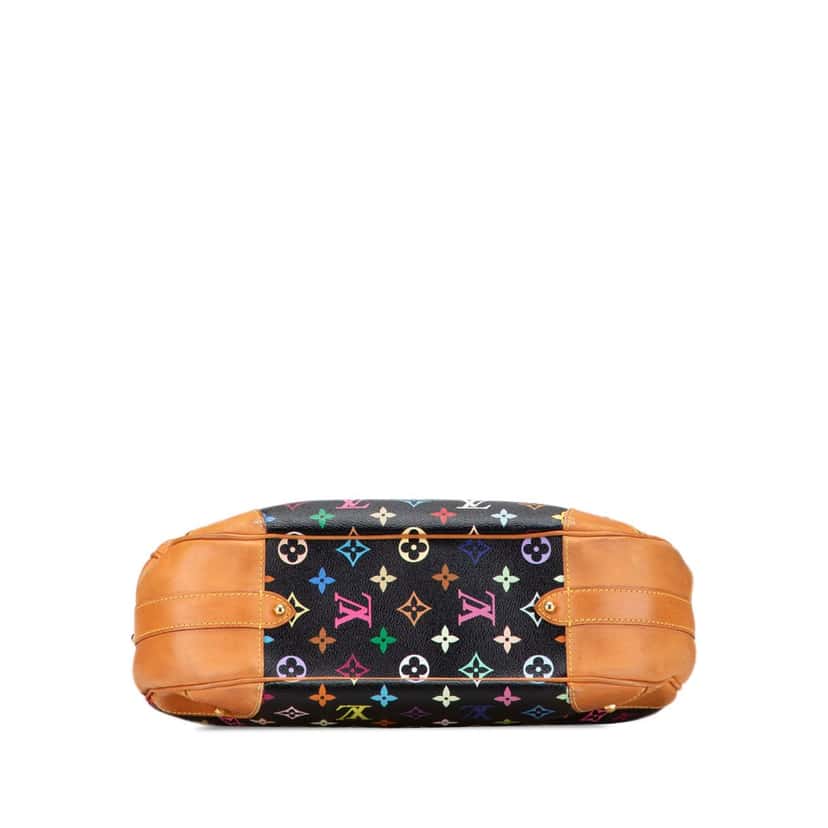 Louis Vuitton Monogram Multicolore Greta Black Canvas Good condition - Inside View
