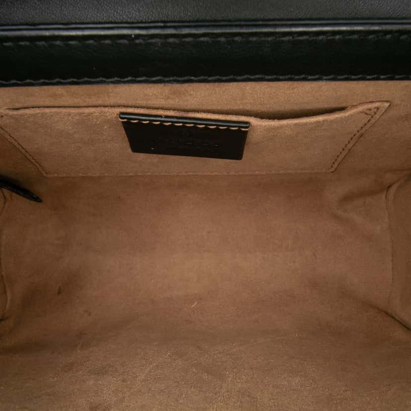 Gucci Small GG Supreme Padlock Crossbody Brown Canvas Good condition - Model View