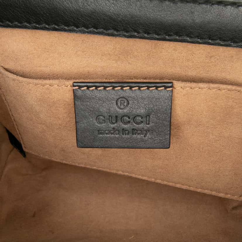 Gucci Small GG Supreme Padlock Crossbody Brown Canvas Good condition - Box View
