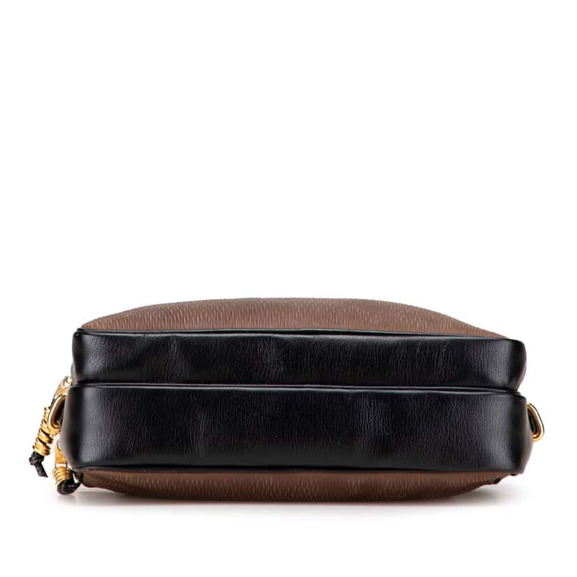 Loewe Leather Velazquez Twist Crossbody Brown Leather Good condition - Inside View