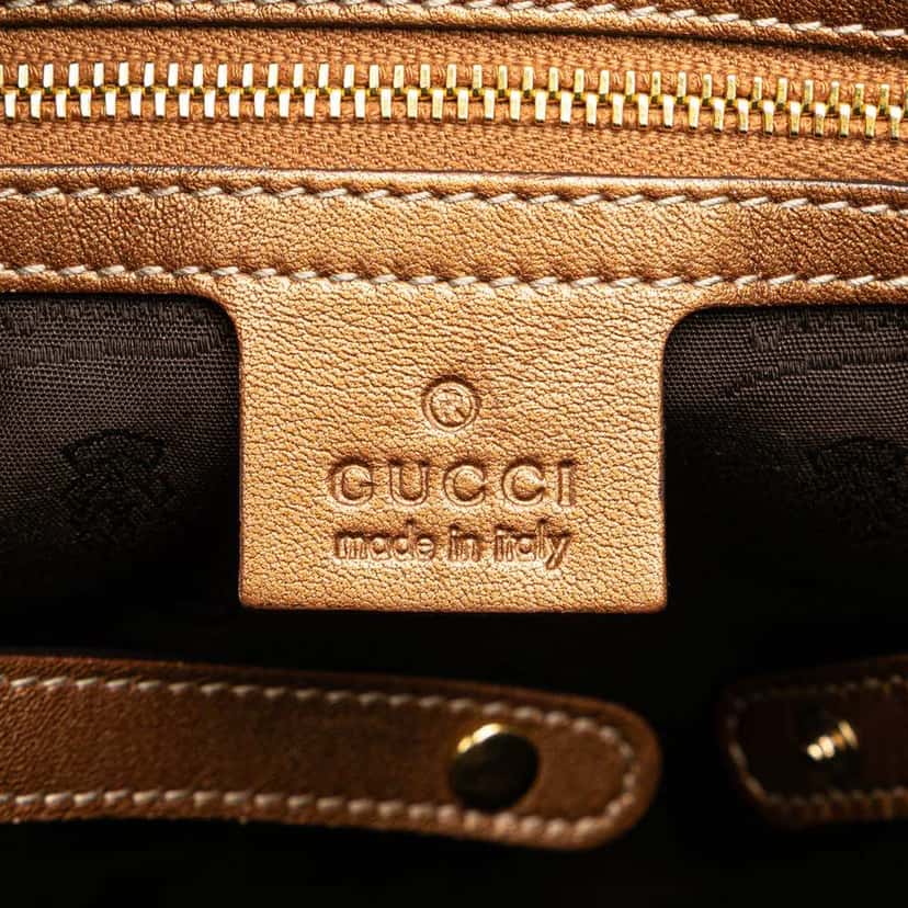 Gucci GG Canvas Twins Tote Brown Canvas Good condition - Box View