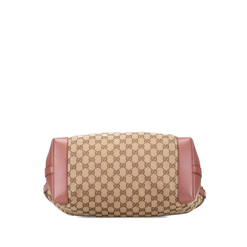 Gucci Medium GG Canvas Craft Tote Brown Canvas Good condition - Inside View