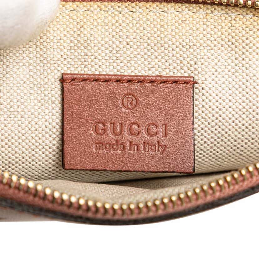 Gucci Medium GG Canvas Craft Tote Brown Canvas Good condition - Box View