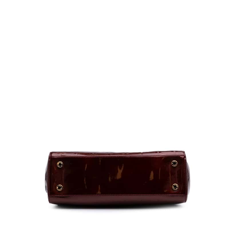 Louis Vuitton Monogram Vernis Brea MM Red Leather Good condition - Inside View
