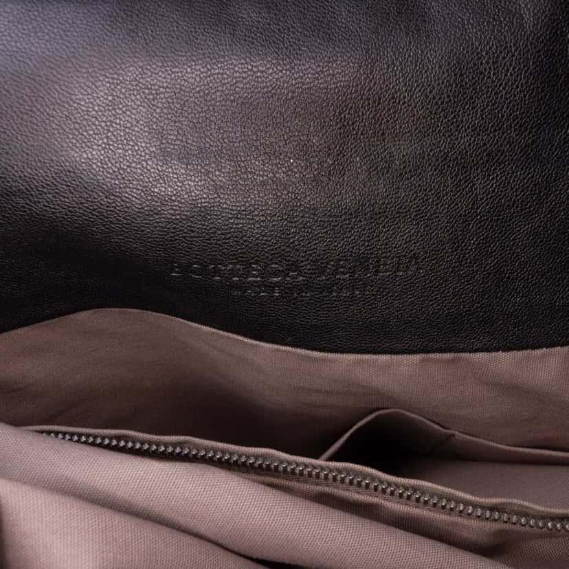 Bottega Veneta Bicolor Leather Intrecciato Tote Blue Leather Good condition - Box View