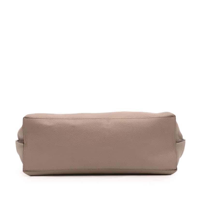 Gucci Large Leather Bamboo Daily Satchel Brown Leather Good condition - Inside View