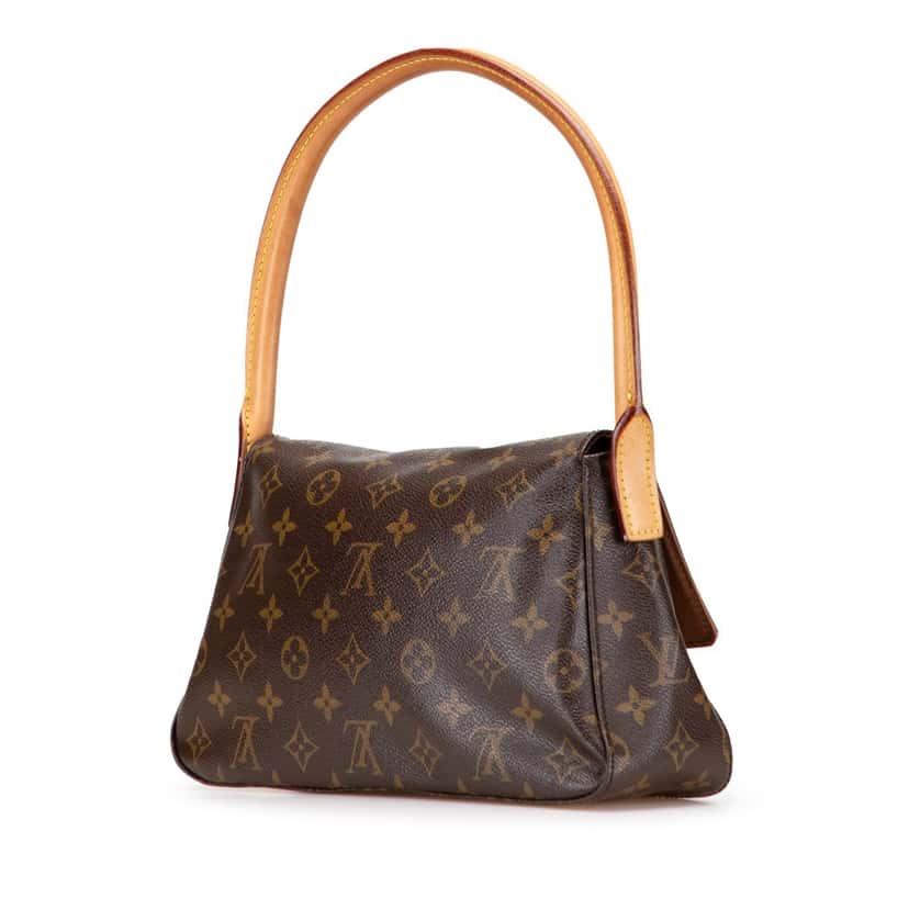 Louis Vuitton Monogram Mini Looping Brown Canvas Good condition - Back View