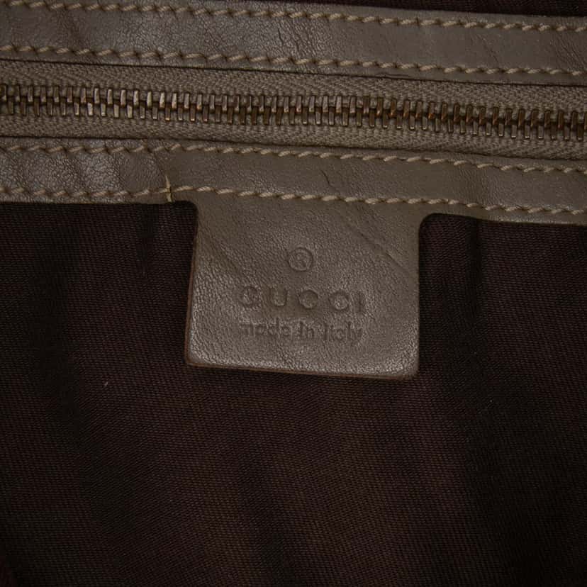 Gucci Medium GG Canvas Jockey Hobo Brown Canvas Fair condition - Box View
