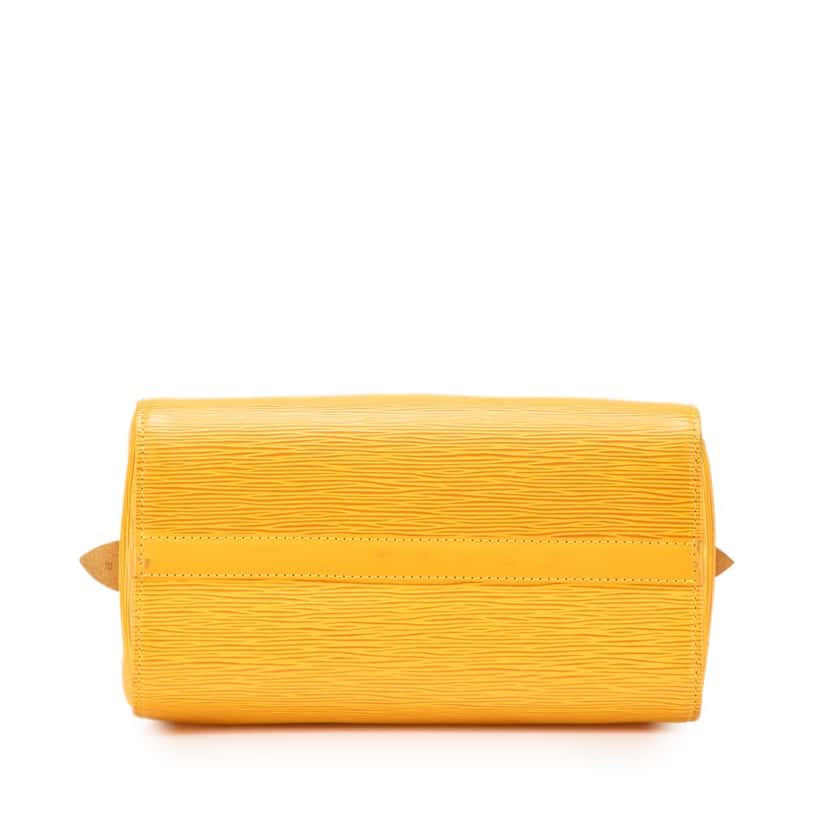 Louis Vuitton Epi Speedy 25 Yellow Leather Good condition - Inside View