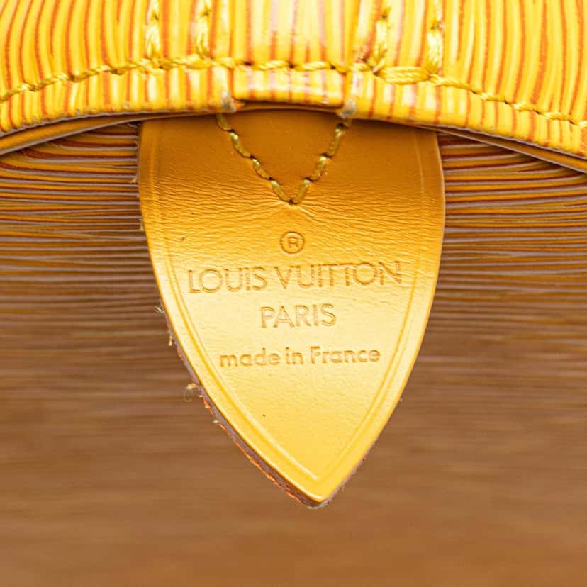 Louis Vuitton Epi Speedy 25 Yellow Leather Good condition - Box View