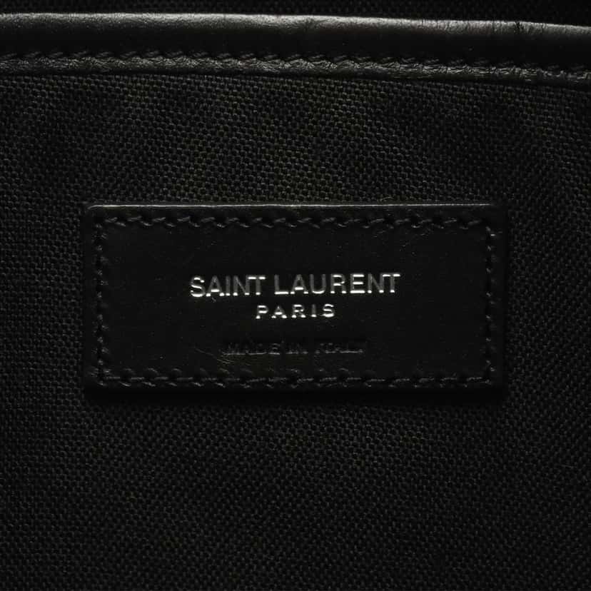Saint Laurent Corduroy City Backpack Black Velvet Good condition - Model View