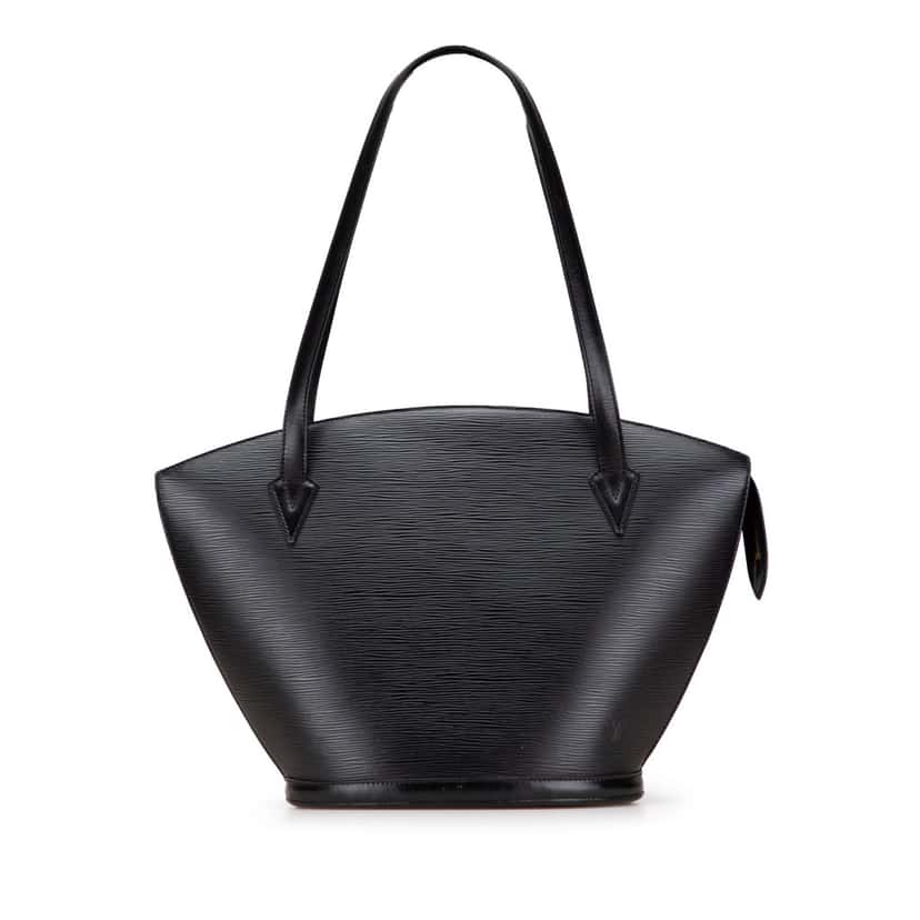 Louis Vuitton Epi Saint Jacques GM Long Strap Black Leather Fair condition - Front View